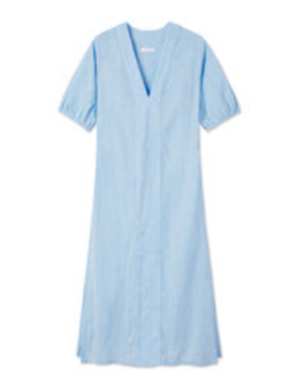 LAKE Gauze Caftan Dress in Morning Blue, Women's XS